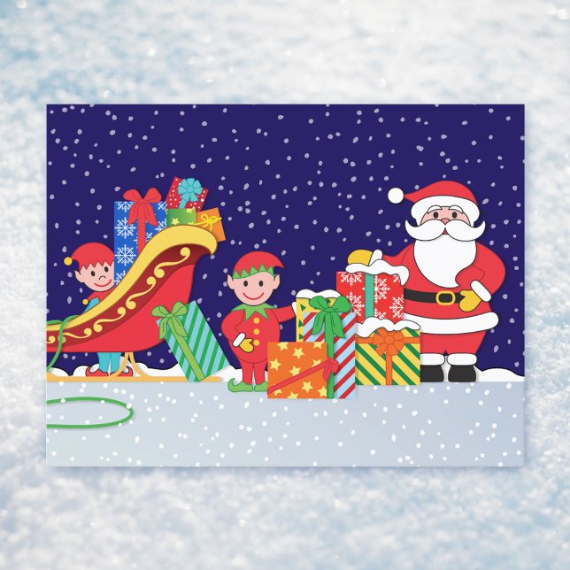 Faire-part Nuit avant Noël Carte postale (Créateur téléchargé)