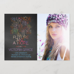 Faire-part Obtention du diplôme Annoucement de 29:11 de 311