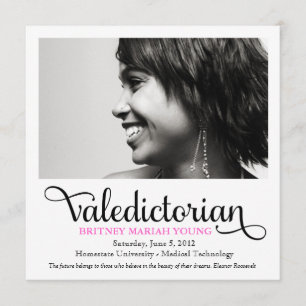 Faire-part Obtention du diplôme inspirée d'écarté de la