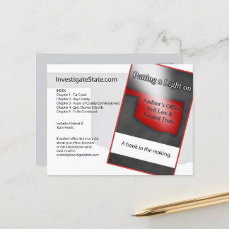 Faire-part Oklahoma carte postale politique