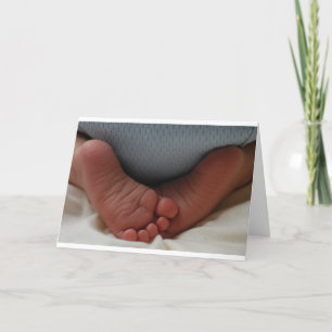 Faire-part Orteils de bébé