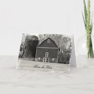 Faire-part Pays mariage de la grange Enregistrer la date