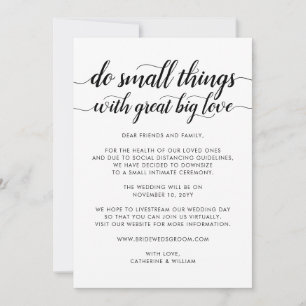 Faire-part Petites choses mignonnes Grand grand amour Mariage