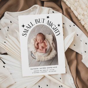 Faire-part Petites Mais Puissantes Étoiles Photo De Naissance
