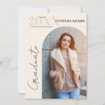 Photo Arc Moderne Simple Peinture Beige