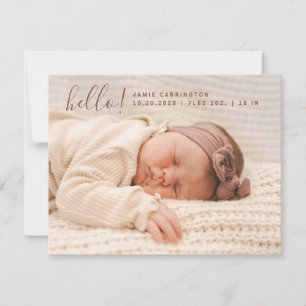 Faire-part Photo bébé Naissance moderne 3 Photo