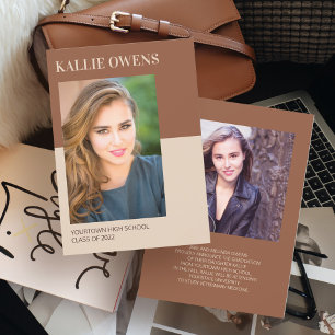 Faire-part photo Brown Tan 2