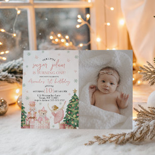 Faire-part Photo Casse-Noisette Sugar Plum