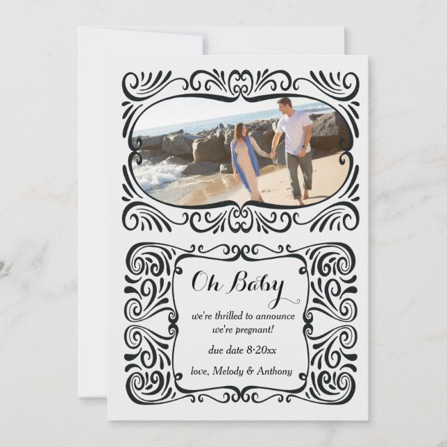 Faire-part photo de grossesse (Devant)