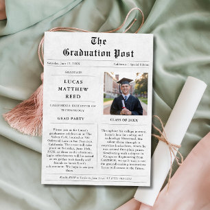 Faire-part photo de la Graduation du journal