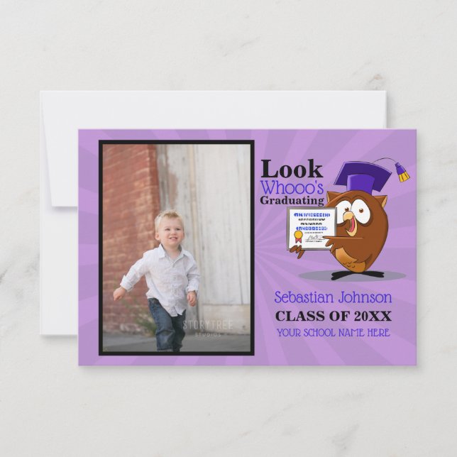 Faire-part photo de la maternelle (Devant)