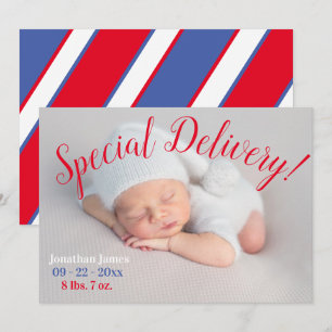 Faire-part Photo DelIvery spéciale Genre Neutre Naissance