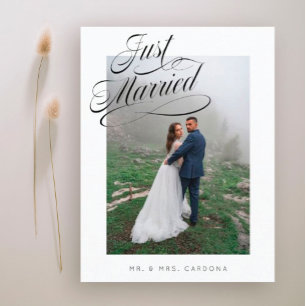 Faire-part photo Fancly Married Elopement