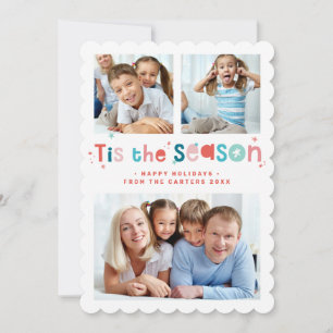 Faire-part PHOTO MULTI FAMILLE noël est la citation de saison