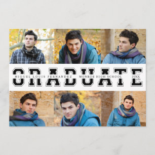 Faire-part Photo Opp, annonces traditionnelles d'obtention du