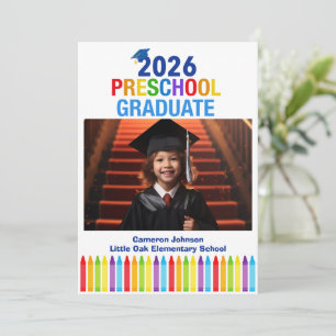 Faire-part Photo personnalisé de maternelle 2026 pour la remi