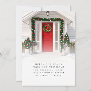 Faire-part Photo personnalisée Joyeux Noël Nouveau Accueil