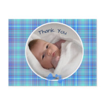 Faire-part photo pour bébé cigogne