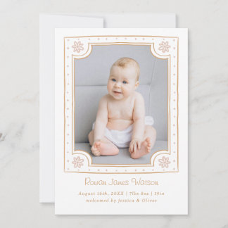 Faire-part Photographie encadrée de lunettes design ludique