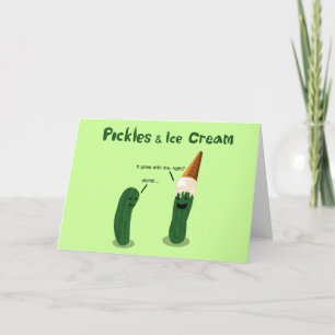 Faire-part Pickles et Ice Cream : Prégnancy
