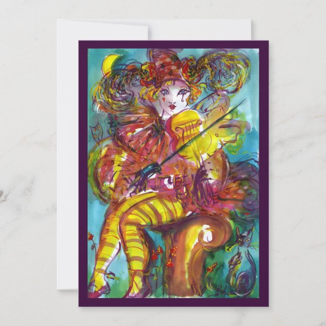 Faire-part PIERO / Nuit de Carnaval de Venise (Devant)