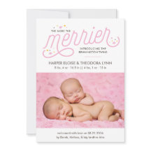 Plus d'annonces de naissance de Merrier Girl Twins