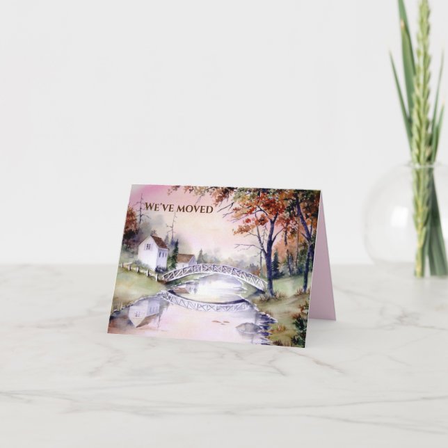 Faire-part Pont Argé Nouvelle Maison Nous Avons Déménagé Fair (Devant)