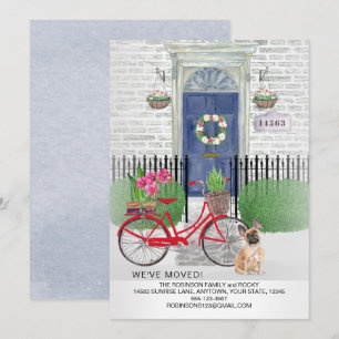 Faire-part Porte bleue du chien roumain