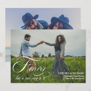 Faire-part Pour Toujours a une Jolie Sonorité 2 Photo Fiançai