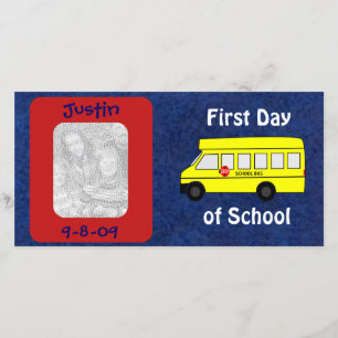 Faire-part Premier jour du souvenir fait sur commande d'école