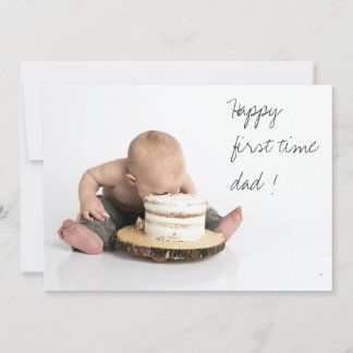 Faire-part Première année papa | Fête des pères | Photocarte