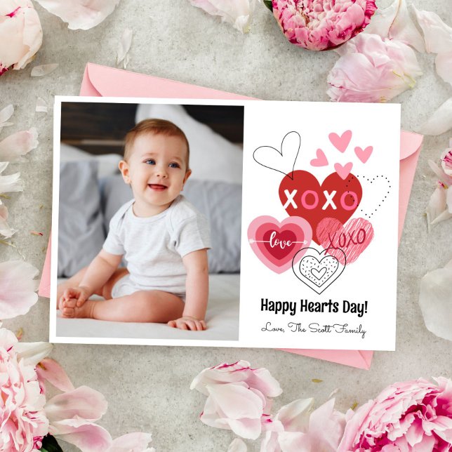 Faire-part Printable Joyeuse Journée des Coeurs Saint-Valenti (Créateur téléchargé)