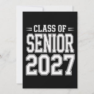 Faire-part Promotion de la classe de terminale 2027 Diplômé f