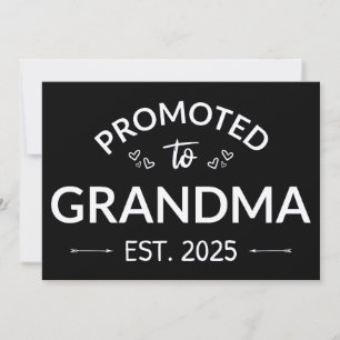 Faire-part Promu À Grand-Mère Est. 2025 II
