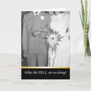 Faire-part Qu'est-ce qu'on fait ? - FUNNY