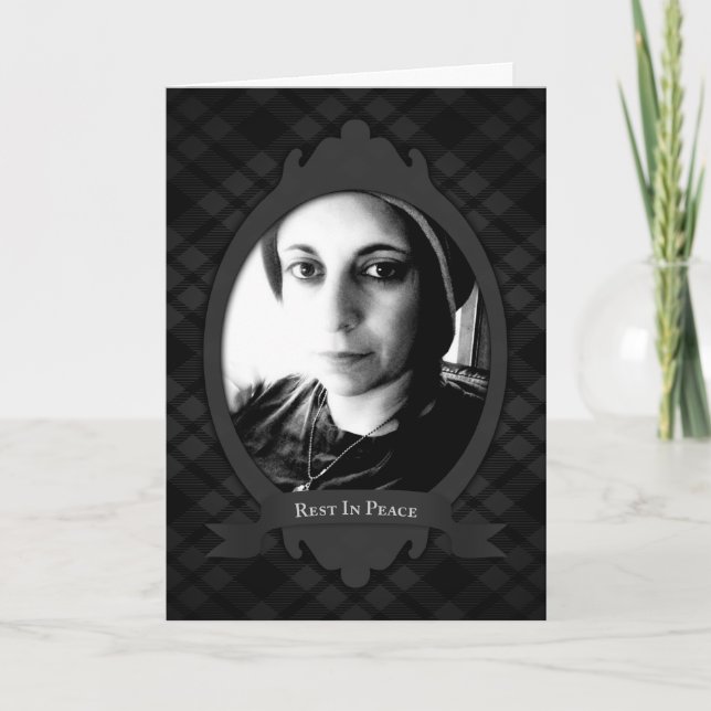 Faire-part repos dans les annonces de services funéraires de  (Devant)