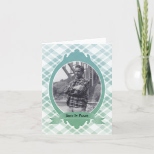 Faire-part reposer dans les annonces commémoratives de paix