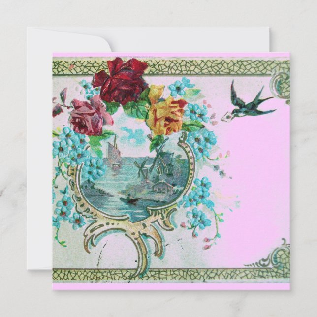 FAIRE-PART ROMANTIQUE 3 (Devant)