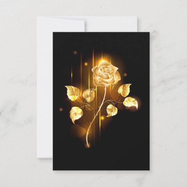 Faire-part Rose d'or ( rose d'or ) (Devant)