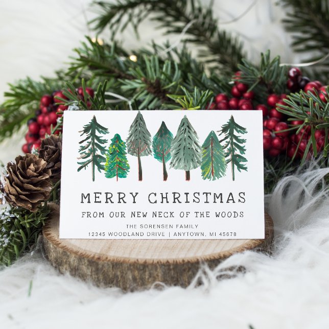 Faire-part Rustique Joyeux Noël Famille Photo Déplacement (Créateur téléchargé)