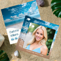 Sandy Beach Waves Graduate 2 - Diplôme photo