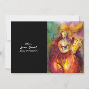 Faire-part SAPPHO, MUSIQUE DE DANSE ET POÉSIE, Étincelles D'o