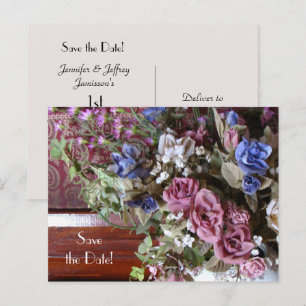 Faire-part Sauvez la ?ère carte postale de cru de fête