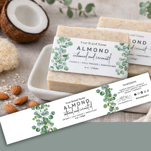 Faire-part Savon artisanal élégant botanique Bandeau de ventr