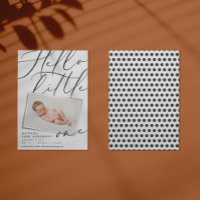 Script bonjour petit un moderne 1 photo typographi