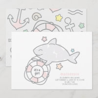 Shark Ahoy Baby Girl Birth