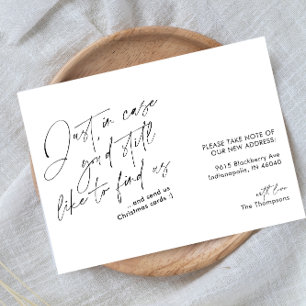 Faire-part Simple moderne Funny Black and White Moving