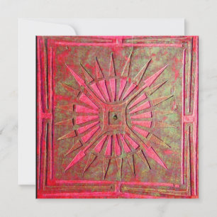 Faire-part STAR DU MATIN, rouge vif