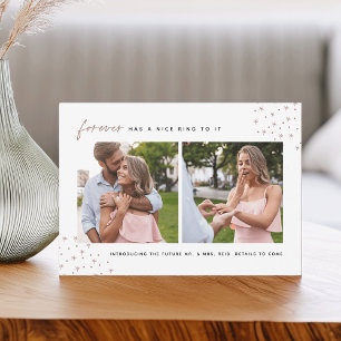Faire-part Starred Forever 2 Fiançailles photo