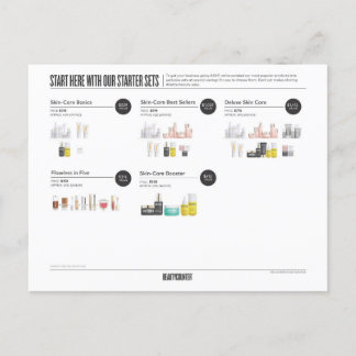 Faire-part Starset Carte Postale Beautycounter